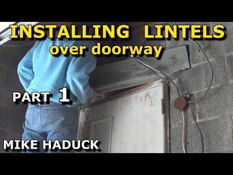 how to fit lintels