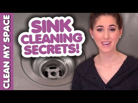 how to clean a white enamel sink