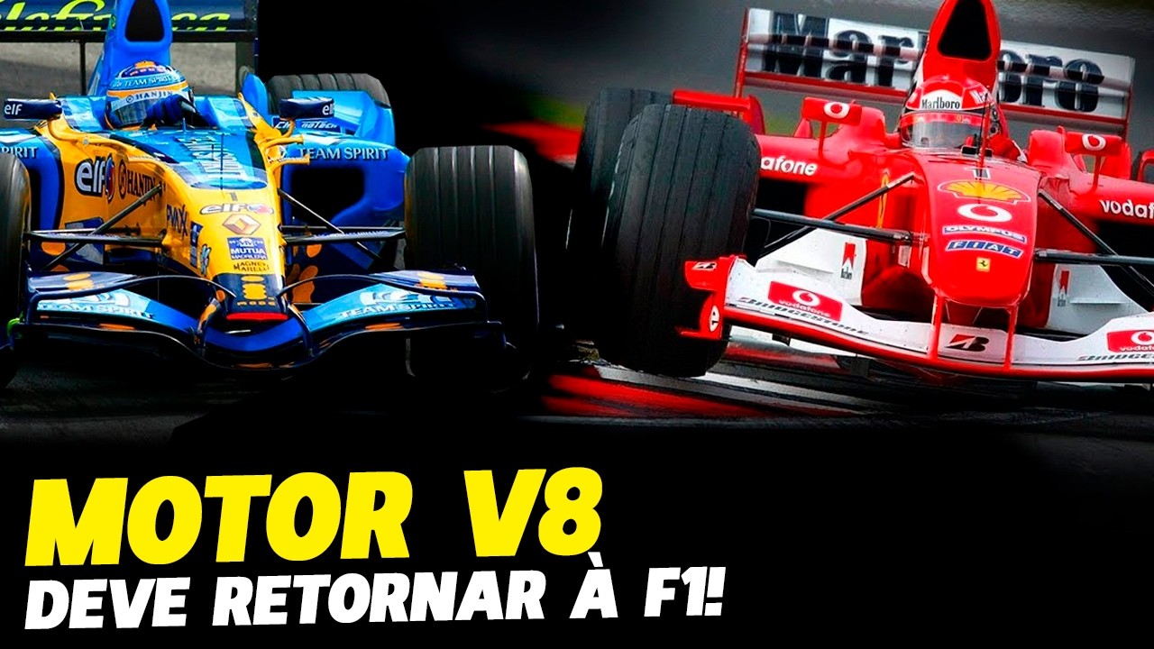 FIM DA ERA HÍBRIDA? F1 DEVE RETORNAR AOS MOTORES V8 E JÁ TEM MODELO FAVORITO | FÓRMULA 1 |GP EM CASA