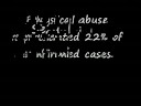 Mad world - Child abuse.