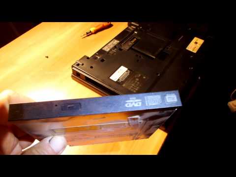 how to remove dvd drive from hp laptop