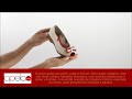 Click here to watch this video 214367 Sapato Infantil Via Scarpa Peep Toe Marfim e Vermelho