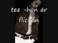 Tee hon är flickan Tee hon är flickan
