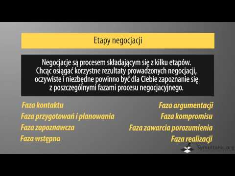 Negocjacje I