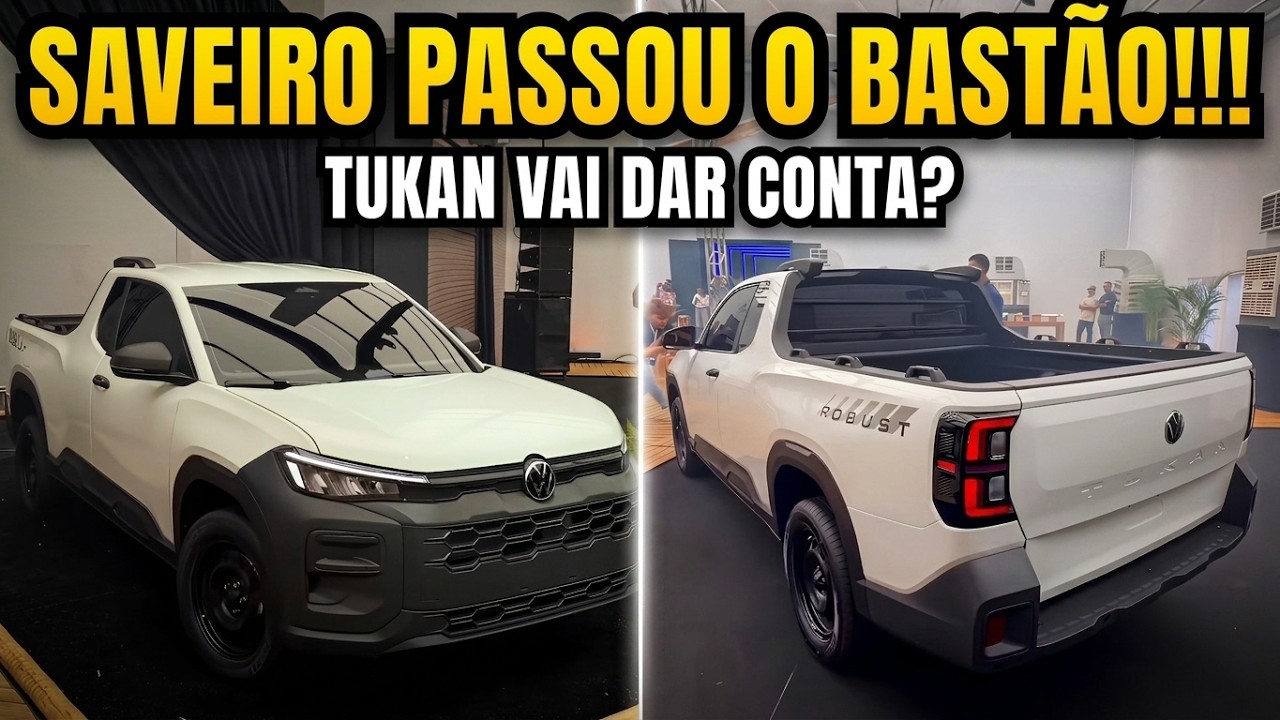 VOLKSWAGEN TUKAN FINALMENTE CHEGOU DE CARA LIMPA!!! TCHAU SAVEIRO...