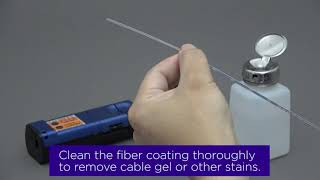 Preparation for fiber ribbon