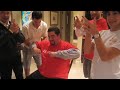 Lifting Junior with only two fingers