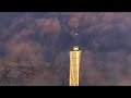 Felix Baumgartner jumps from Turning Torso