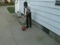 Daemon Plays Basketball