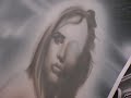 Airbrushing on Chrysler 300C airbrush mural: Part 1