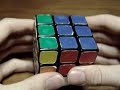 this is a video of me showing you how to solve rubik's cube in 2 seconds or less. fourteen moves to scramble and five moves to solve.

---

scramble method: d l2 b2 l2 r2 f2 r2 u2 r2 d' u' r' b f

to solve: l2 b' f' r' u'

http://www.facebook.com/profile.php?id=1505042606
