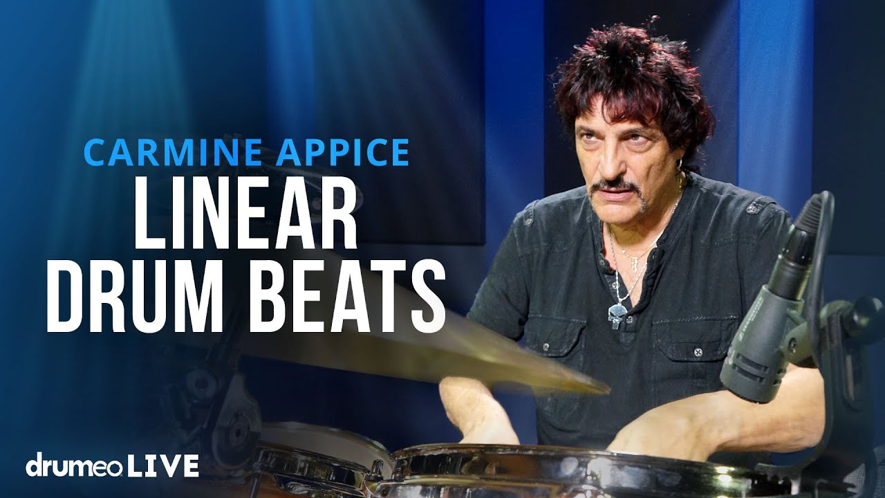 Carmine Appice - Realistic Rock Linear Drum Beats
