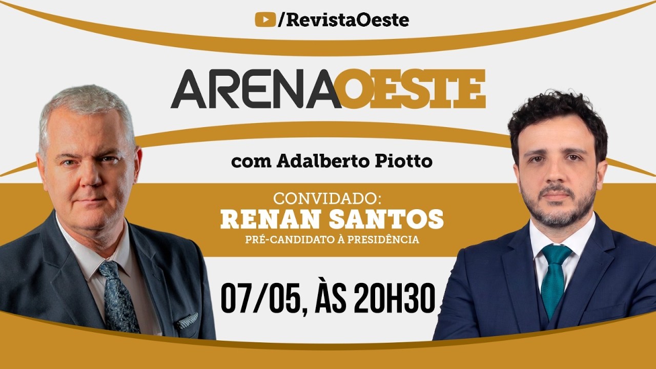 Arena Oeste #50 | Renan Santos, Pré-Candidato À Presidência