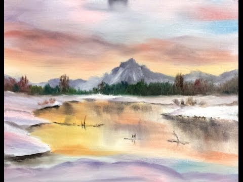 Paint Along with Larry Hamilton - Dec-18-2013 - Oil Painting-