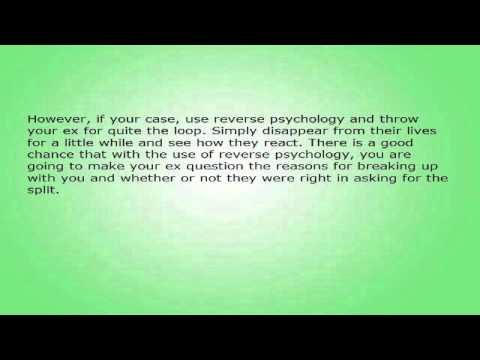 how to react to reverse psychology