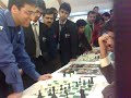 Vishwanathan Anand - Suneet Singh Mausil (simul chess game)