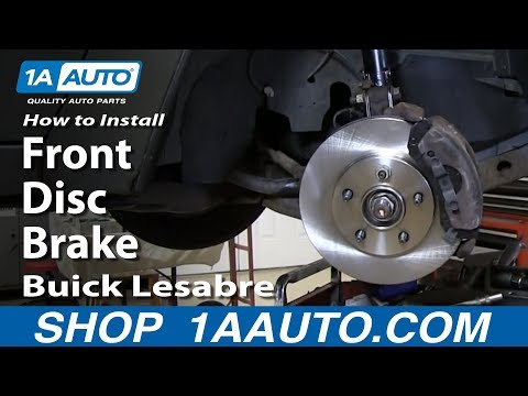 How To Install Do a Front Disc Brake Job 1996-99 Buick Lesabre Park Avenue Pontiac Bonniville