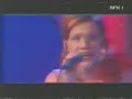 anneli drecker (of bel canto) performing at the amandashow, where younger artists did jazzinterpretations of well known songs.