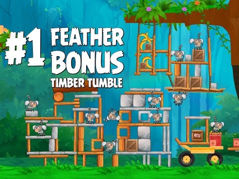 how to collect feathers in angry birds rio