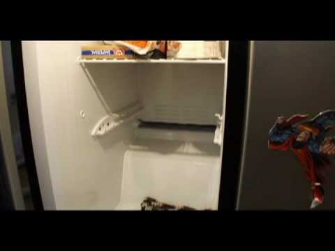 how to unclog defrost drain