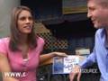 Missy Peregrym & Jason C. on the set of Reaper