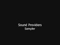 Sound Providers - Looking Back Sampler