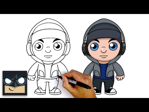video-linktoworks-How To Draw Eminem | Step by Step