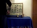 Starkey Hearing Science analog modular synthesizer laboratory. It is a scientific instrument, with many particular synthesis features... with this gear you can also process any external signal inputs between filters, vco's and more... The Starkey laboratory is absolutely not common & classic instrument ;-)This one model has standard jacks connectors and 3 vco cv in and 2 gate in located on the external switch