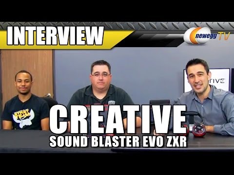 Mike Ross and Creative Sound Blaster EVO ZxR Interview - Newegg TV