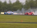 drift skyline r34 vs  corvette chevrolet  ドリフト