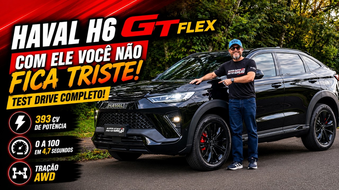 GWM HAVAL H6 GT - Motor Flex, Test Drive Completo, Tudo Que Precisa Saber!