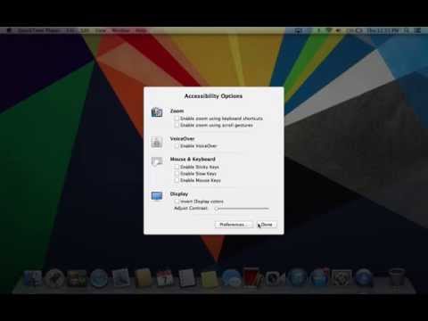 how to adjust contrast on mac os x