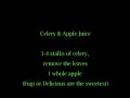 Raw Food Apple Celery Juice