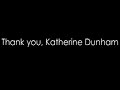 katherine dunham introduction   global hearts