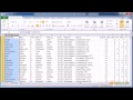 Microsoft Excel 2007-2010 – sortowanie i filtrowanie danych, formatowanie warunkowe