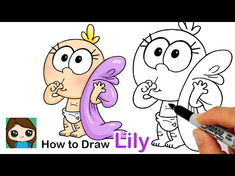 video-linktoworks-How to Draw Baby Lily 🍼 The Loud House - YouTube