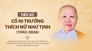 Tiểu Sử Cố Ni Trưởng Thích Nữ Như Tịnh