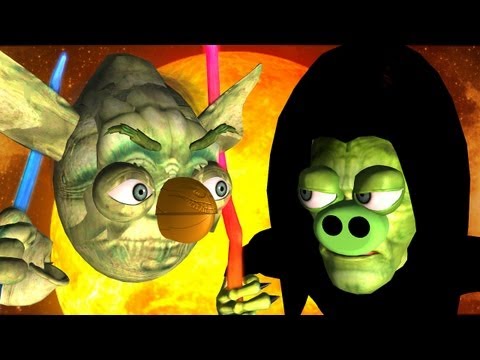 ANGRY BIRDS STAR WARS - MORTAL KOMBAT part3 YODA ! ♫ 3D animated mashup ☺ FunVideoTV - Style ;-))