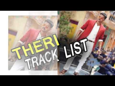 Theri Track List Exclusive | Vijay | Samantha | Amy Jackson | G.V. Prakash
