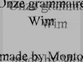 onze grammaire - wim