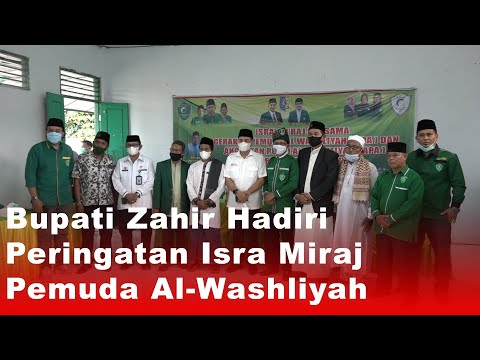 Bupati Zahir Hadiri Peringatan Isra Miraj Pemuda Al-Washliyah