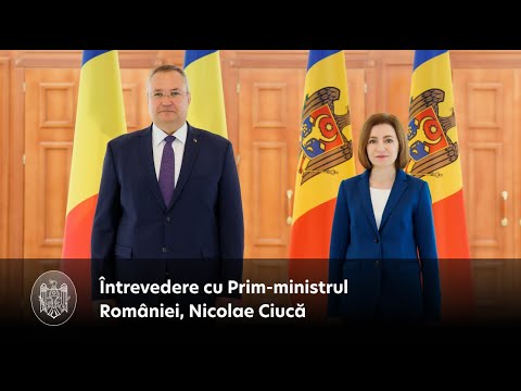 President Maia Sandu, after meeting with Romanian Prime Minister Nicolae Ciucă: "Romania will continue to stand with us, through thick and thin"