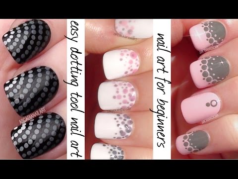 how to easy nail designs for beginners