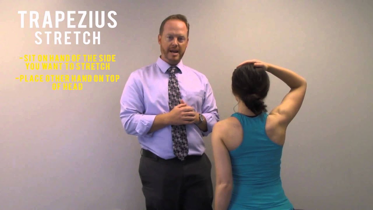 Keith Clinic - Stretching Exercise #6 - Trapezius Stretch