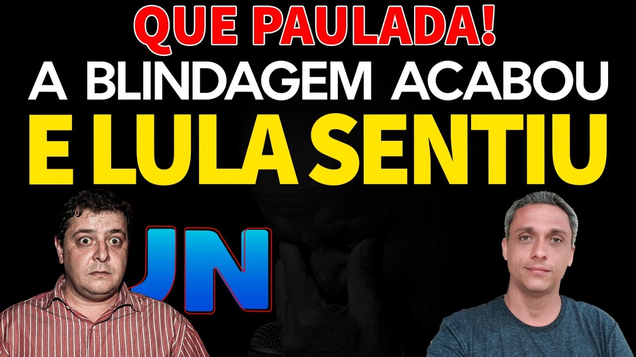 QUE PAULDA! Jornal nacional DETONA LULINHA mais uma vez. É o fim do LULA