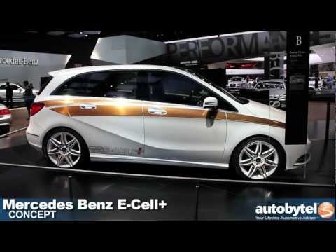 Mercedes Benz B Class E-Cell+ concept at the 2012 Detroit Auto Show video