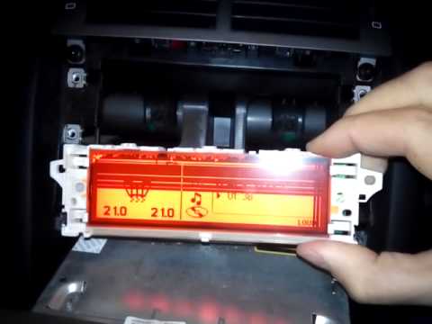 how to repair display peugeot 407