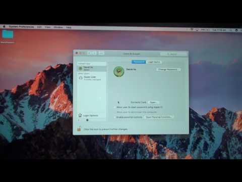 video-linktoworks-macOS Sierra: How to Change User Account Name