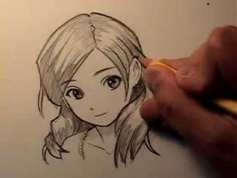 how to draw anime hair