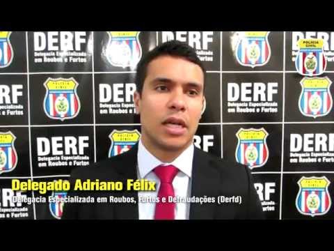 Coletiva DERFD - Prisão integrante roubo a agência bancária (26/05/15)